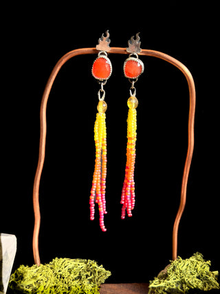 Burning Bright Earrings - ANBE Designs